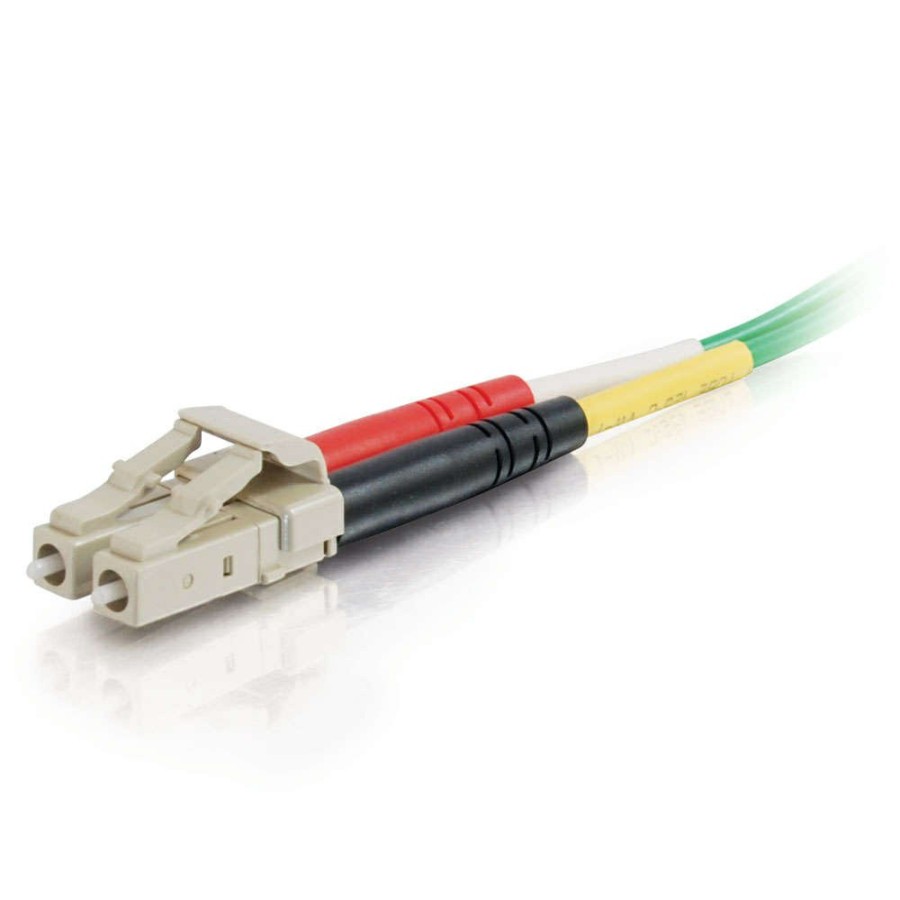 Cables to Go 32.8Ft (10M) Lc-Lc 62.5/125 Om1 Duplex Multimode Pvc Fiber Optic Cable - Green Clearance