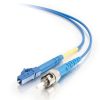 Cables to Go 6.6Ft (2M) Lc-St 9/125 Os2 Simplex Single-Mode Pvc Fiber Optic Cable (Taa Compliant) - Blue Hot