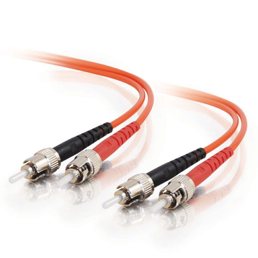 Cables to Go 19.7Ft (6M) St-St 62.5/125 Om1 Duplex Multimode Fiber Optic Cable - Low Smoke Zero Halogen Lszh - Orange Best