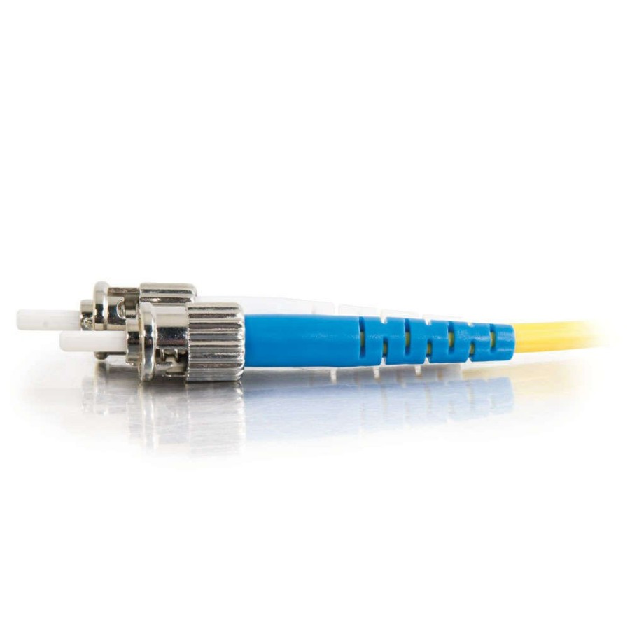 Cables to Go 9.8Ft (3M) St-St 9/125 Os2 Duplex Single-Mode Pvc Fiber Optic Cable - Yellow Online