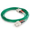 Cables to Go 9.8Ft (3M) Sc-Sc 62.5/125 Om1 Duplex Multimode Pvc Fiber Optic Cable - Green Wholesale