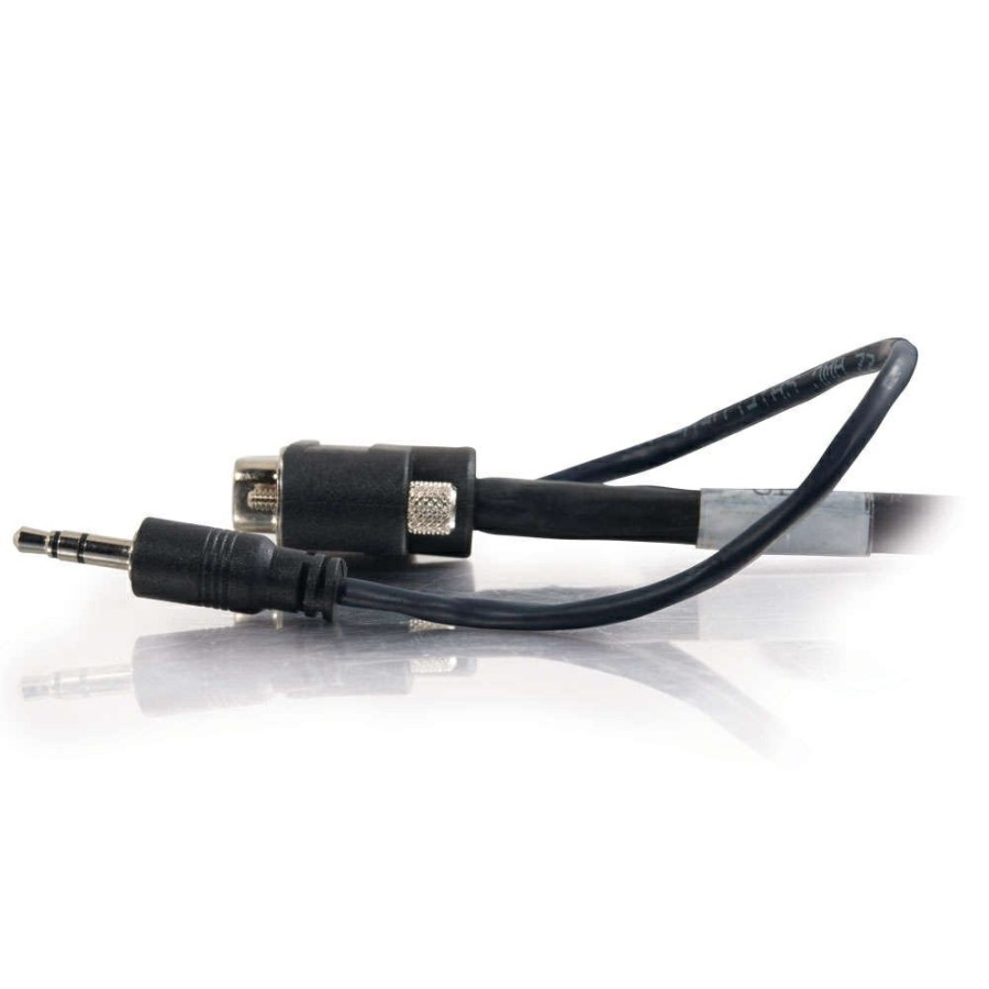 Cables to Go 25Ft (7.6M) Vga + 3.5Mm A/V Cable With Rounded Low Profile Connectors M/M - Plenum Cmp-Rated Wholesale