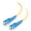 Cables to Go 32.8Ft (10M) Sc-Sc 9/125 Os2 Simplex Single-Mode Fiber Optic Cable (Taa Compliant) - Low Smoke Zero Halogen Lszh - Yellow Clearance