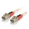 Cables to Go 3.3Ft (1M) Lc-Lc 50/125 Om2 Duplex Multimode Pvc Fiber Optic Cable - Orange Wholesale