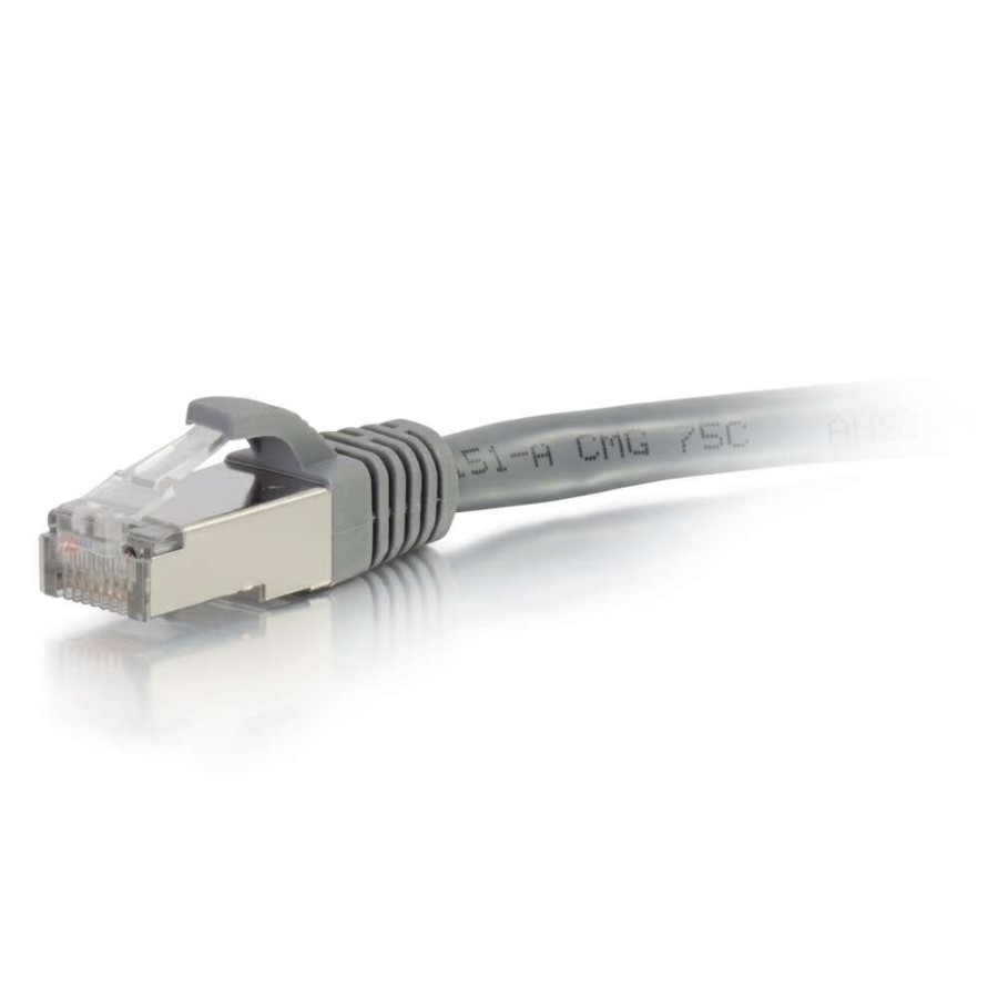 Cables to Go 9Ft (2.7M) Cat6 Snagless Shielded (Stp) Ethernet Network Patch Cable - Gray Clearance