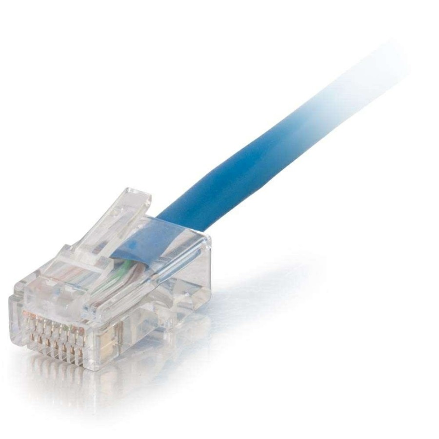 Cables to Go 25Ft (7.6M) Cat5E Non-Booted Utp Unshielded Ethernet Network Patch Cable - Plenum Cmp-Rated (Taa Compliant) - Blue Wholesale