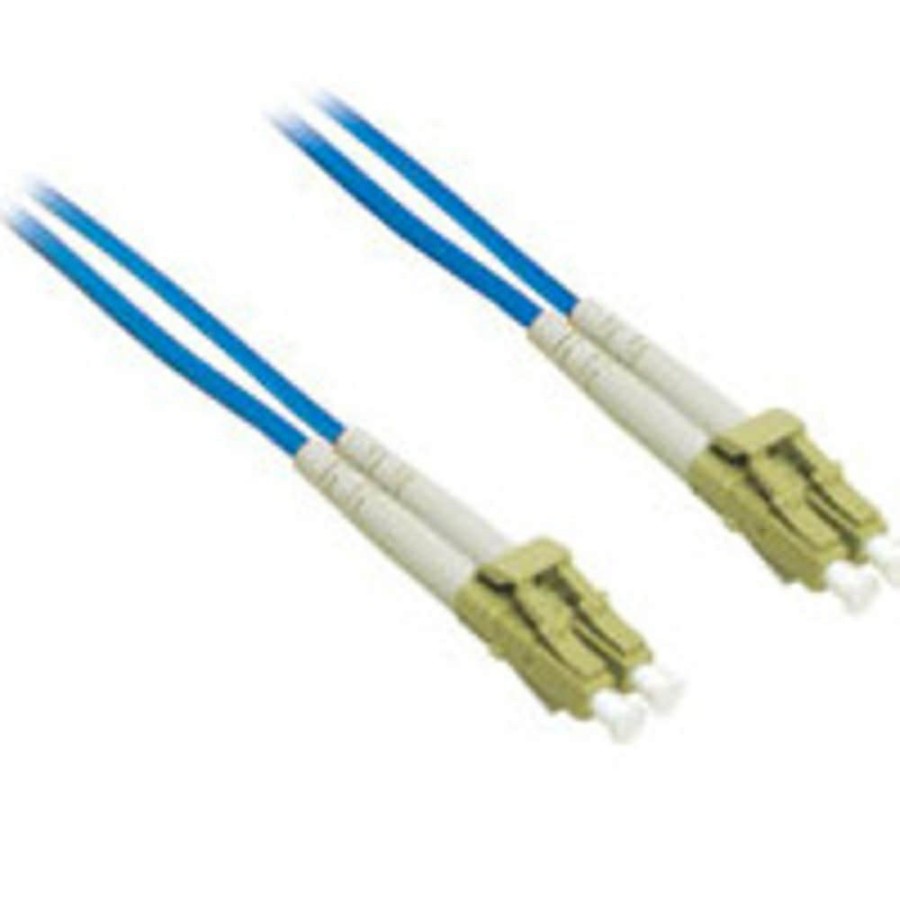 Cables to Go 3.3Ft (1M) Lc-Lc 62.5/125 Om1 Duplex Multimode Fiber Optic Cable - Plenum Cmp-Rated - Blue Hot