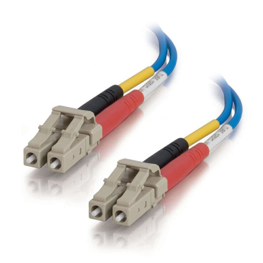 Cables to Go 6.6Ft (2M) Lc-Lc 50/125 Om2 Duplex Multimode Pvc Fiber Optic Cable (Taa Compliant) - Blue Online