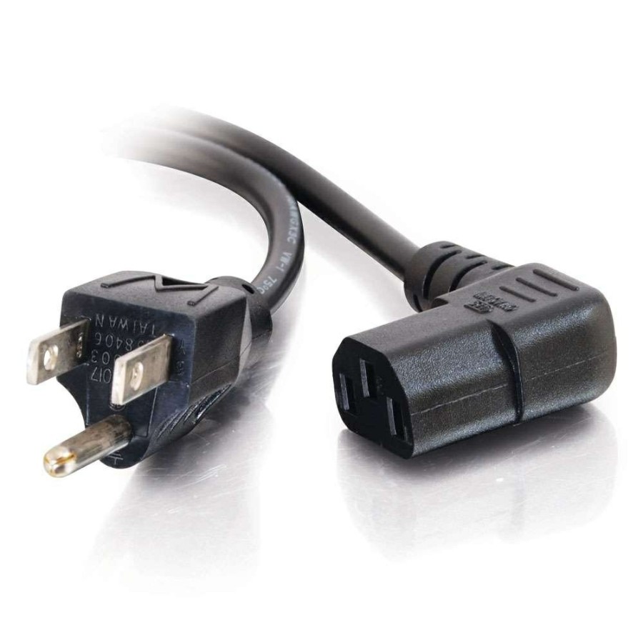 Cables to Go 14Ft (4.25M) 18 Awg Universal Right Angle Power Cord (Nema 5-15P To Iec320C13R) (Taa Compliant) Clearance