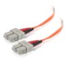 Cables to Go 65.6Ft (20M) Sc-Sc 50/125 Om2 Duplex Multimode Pvc Fiber Optic Cable (Taa Compliant) - Orange New