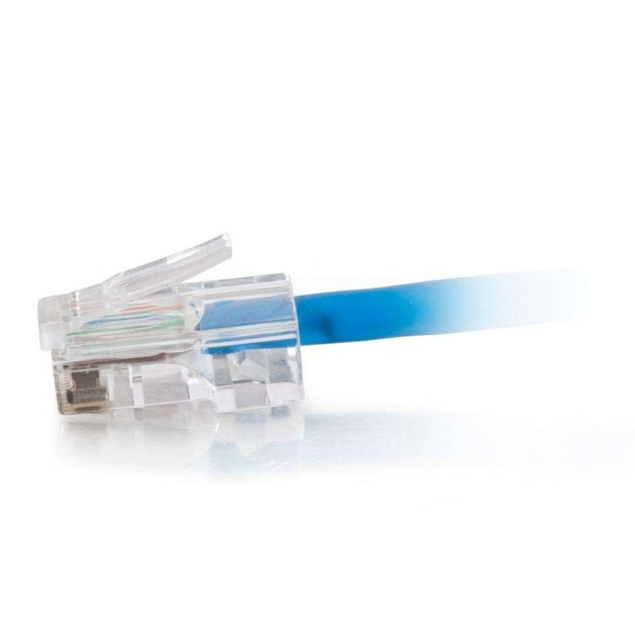 Cables to Go 75Ft (22.8M) Cat5E Non-Booted Utp Unshielded Ethernet Network Patch Cable - Plenum Cmp-Rated (Taa Compliant) - Blue Hot