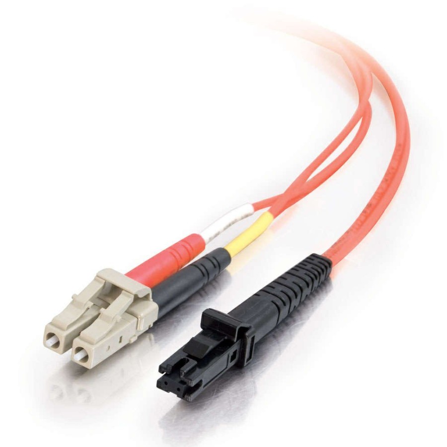 Cables to Go 23Ft (7M) Mtrj-Lc 62.5/125 Om1 Duplex Multimode Pvc Fiber Optic Cable - Orange Online