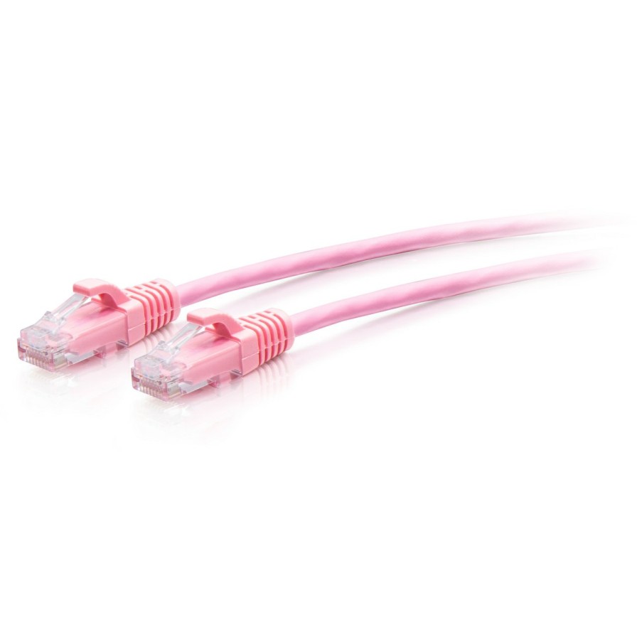 Cables to Go 5Ft (1.5M) Cat6A Snagless Unshielded (Utp) Slim Ethernet Network Patch Cable - Pink Clearance