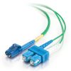 Cables to Go 3.3Ft (1M) Lc-Sc 9/125 Os2 Duplex Single-Mode Pvc Fiber Optic Cable (Taa Compliant) - Green Best