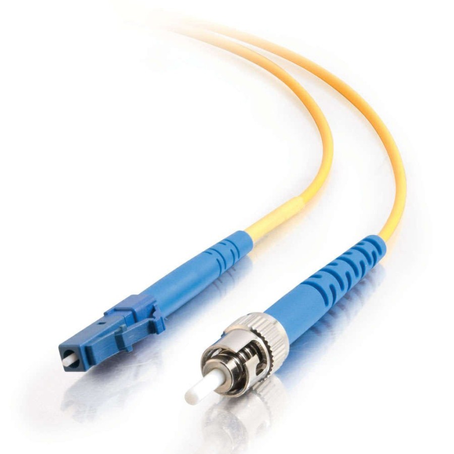 Cables to Go 65.6Ft (20M) Lc-St 9/125 Os2 Simplex Single-Mode Fiber Optic Cable (Taa Compliant) - Low Smoke Zero Halogen Lszh - Yellow Wholesale