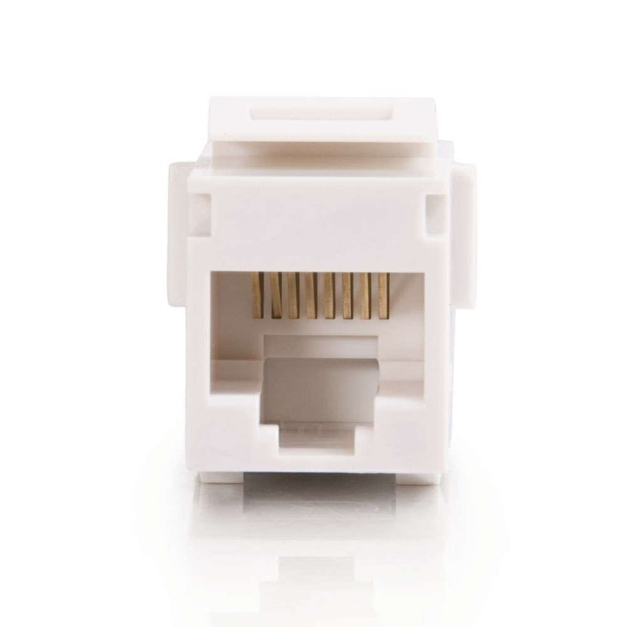 Cables to Go Rj45 (8P8C) Coupler Keystone Insert Module - White Online