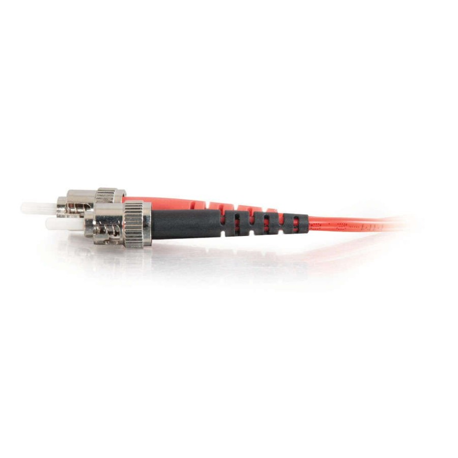 Cables to Go 6.6Ft (2M) St-St 62.5/125 Om1 Duplex Multimode Pvc Fiber Optic Cable - Red Wholesale