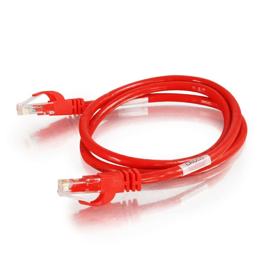 Cables to Go 10Ft (3M) Cat6 Snagless Unshielded (Utp) Network Crossover Patch Cable - Red New