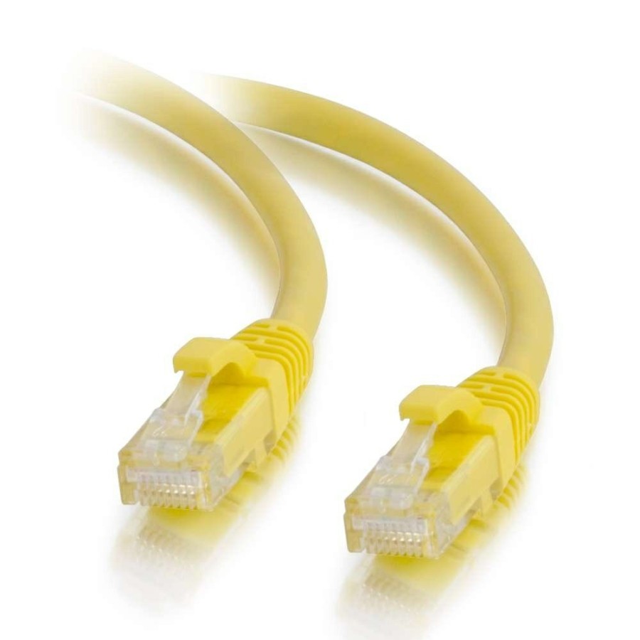 Cables to Go 6Ft (1.8M) Cat5E Snagless Unshielded (Utp) Ethernet Network Patch Cable - Yellow Hot