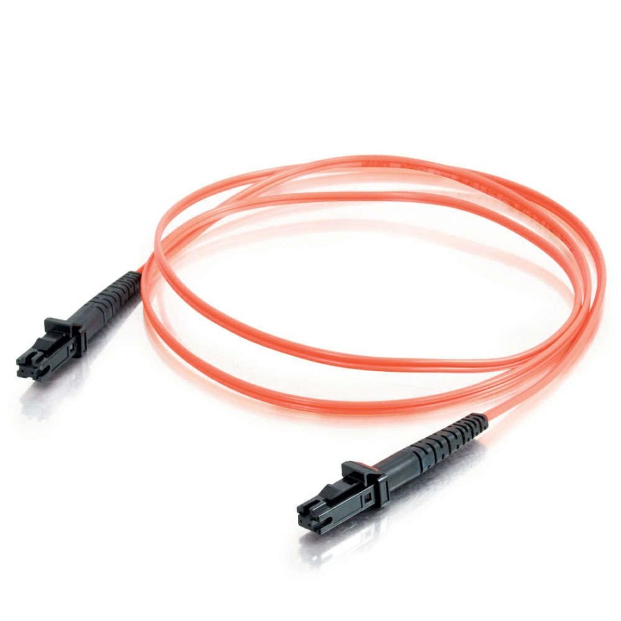 Cables to Go 29.5Ft (9M) Mtrj-Mtrj 62.5/125 Om1 Duplex Multimode Pvc Fiber Optic Cable - Orange Hot