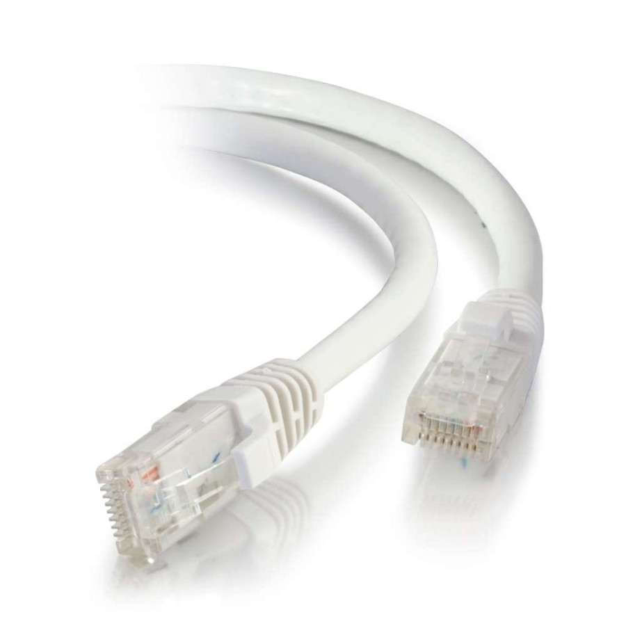 Cables to Go 7Ft (2.1M) Cat5E Snagless Unshielded (Utp) Ethernet Network Patch Cable - White Clearance