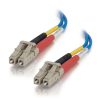 Cables to Go 16.4Ft (5M) Lc-Lc 50/125 Om2 Duplex Multimode Fiber Optic Cable (Taa Compliant) - Plenum Cmp-Rated - Blue Best