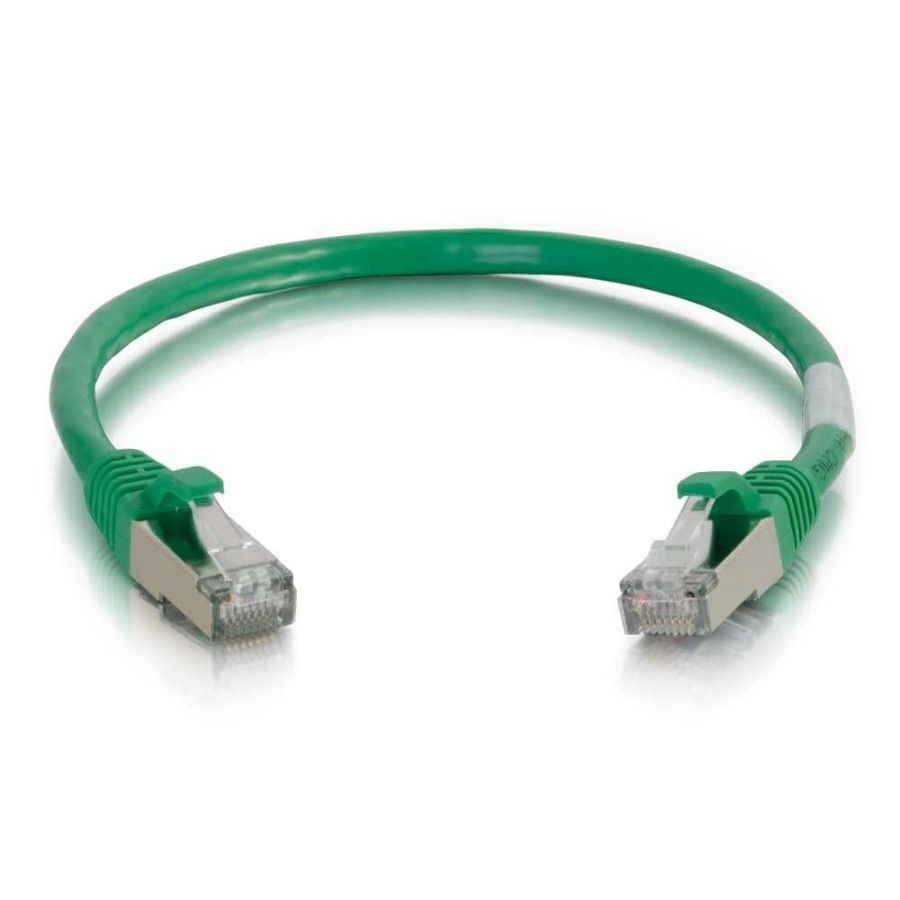 Cables to Go 0.5Ft (0.15M) Cat6 Snagless Shielded (Stp) Ethernet Network Patch Cable - Green Online