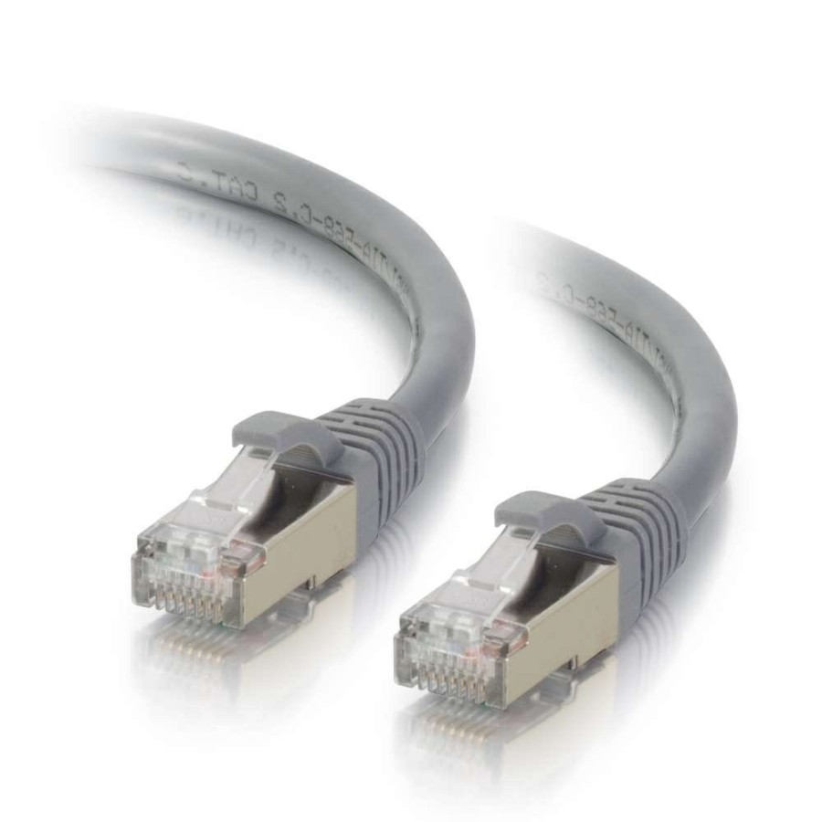 Cables to Go 14Ft (4.25M) Cat6A Snagless Shielded (Stp) Ethernet Network Patch Cable - Gray Hot