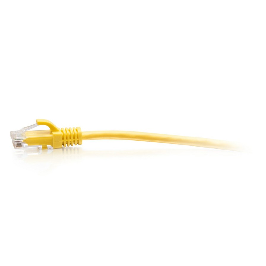 Cables to Go 7Ft (2.1M) Cat6A Snagless Unshielded (Utp) Slim Ethernet Network Patch Cable - Yellow New