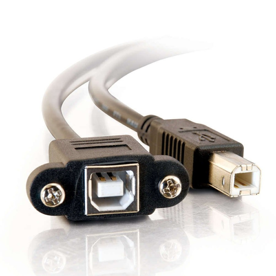 Cables to Go 2Ft (0.6M) Panel-Mount Usb 2.0 B Female To B Male Cable Wholesale