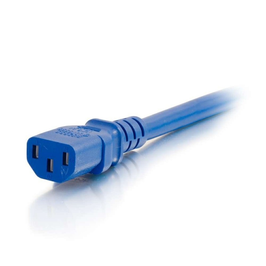 Cables to Go 10Ft (3M) 18Awg Power Cord (Iec320C14 To Iec320C13) - Blue Hot