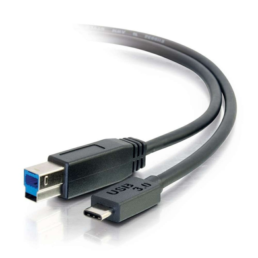 Cables to Go 3Ft (0.9M) Usb 3.0 (Usb 3.1 Gen 1) Usb-C To Usb-B Cable M/M - Black Hot