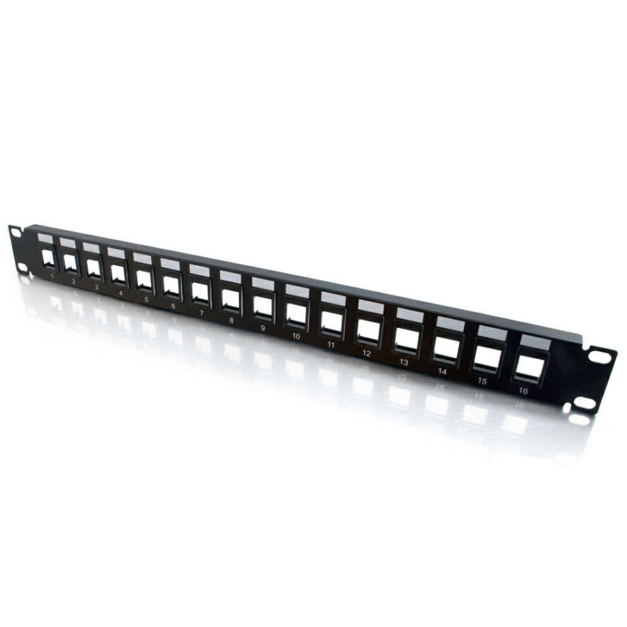 Cables to Go 16-Port Blank Keystone/Multimedia Patch Panel Best