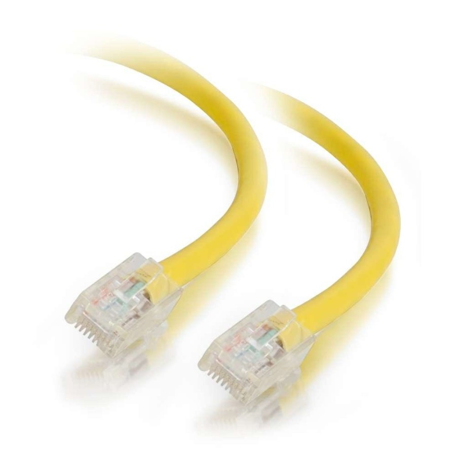 Cables to Go 10Ft (3M) Cat5E Non-Booted Unshielded (Utp) Ethernet Network Patch Cable - Yellow Clearance