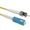 Cables to Go 49.2Ft (15M) Sc-St 9/125 Os2 Simplex Single-Mode Pvc Fiber Optic Cable - Yellow Best