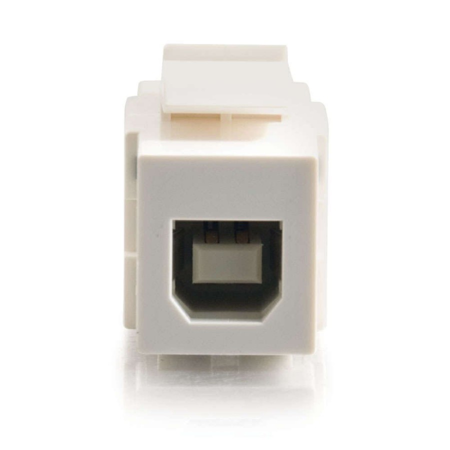 Cables to Go Snap-In Usb A/B Female Keystone Insert Module (Taa Compliant) - White New