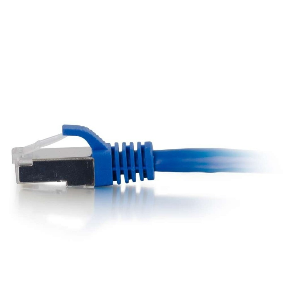 Cables to Go 9Ft (2.7M) Cat6A Snagless Shielded (Stp) Ethernet Network Patch Cable - Blue Hot