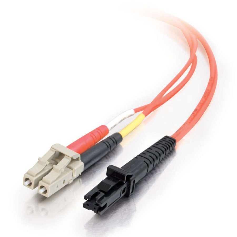 Cables to Go 26.2Ft (8M) Mtrj-Lc 62.5/125 Om1 Duplex Multimode Pvc Fiber Optic Cable (Taa Compliant) - Orange Wholesale