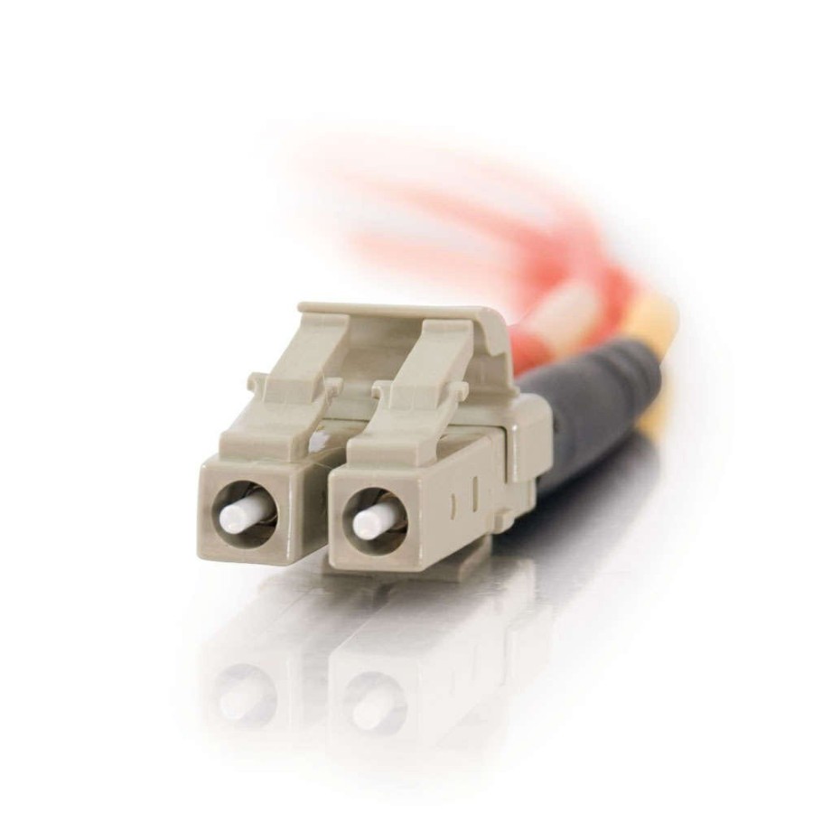 Cables to Go 3.3Ft (1M) Lc-Lc 50/125 Om2 Duplex Multimode Fiber Optic Cable (Taa Compliant) - Orange Hot