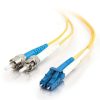 Cables to Go 49.2Ft (15M) Lc-St 9/125 Os2 Duplex Single-Mode Fiber Optic Cable (Taa Compliant) - Yellow Best