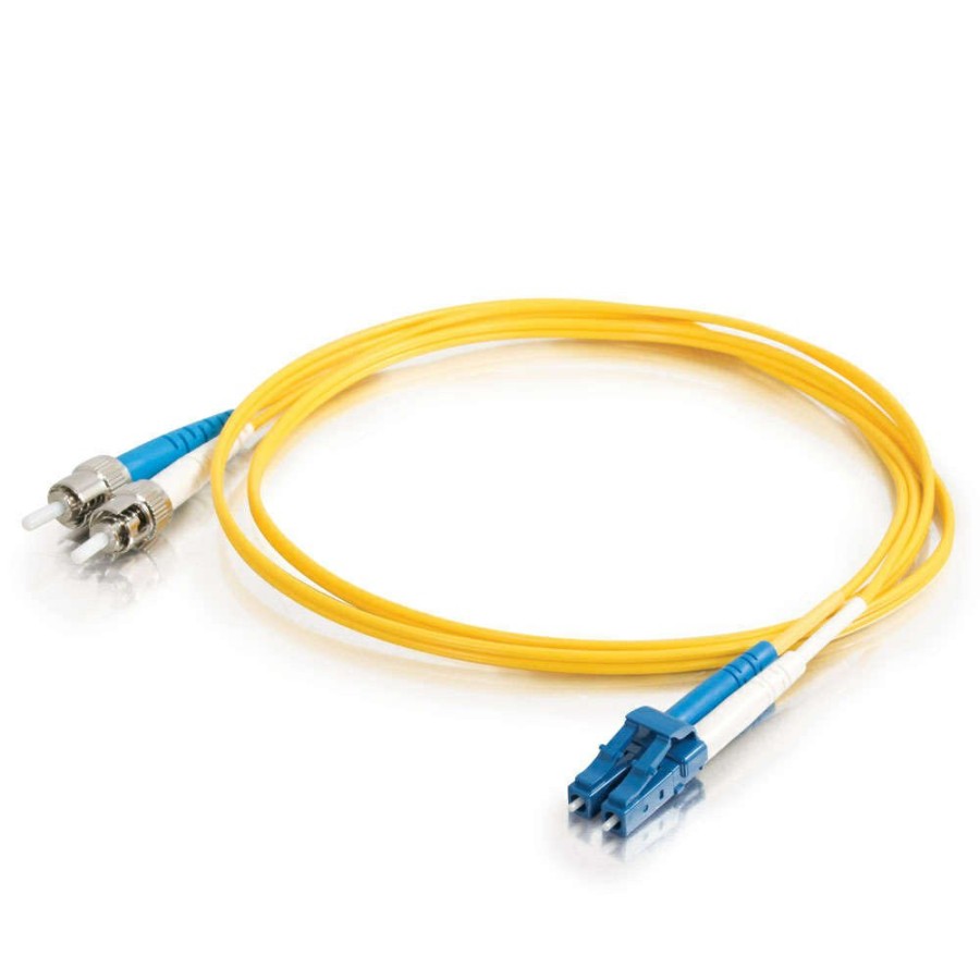 Cables to Go 49.2Ft (15M) Lc-St 9/125 Os2 Duplex Single-Mode Fiber Optic Cable (Taa Compliant) - Yellow Best