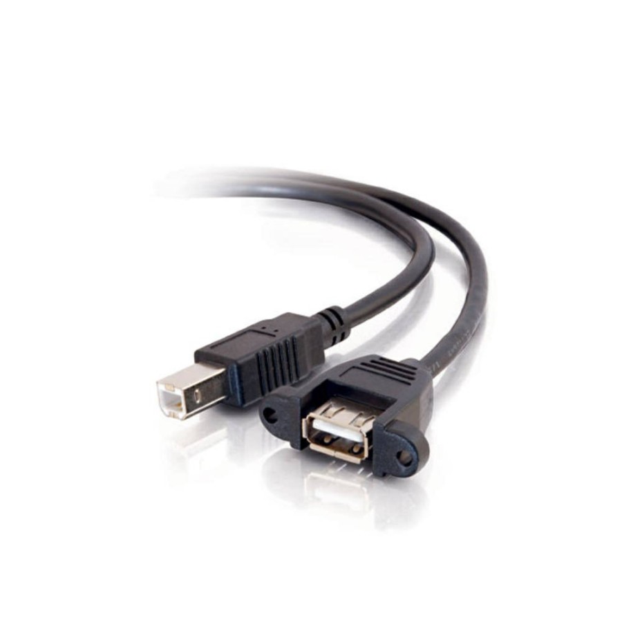 Cables to Go 2Ft (0.6M) Panel-Mount Usb 2.0 A Female To B Male Cable Wholesale