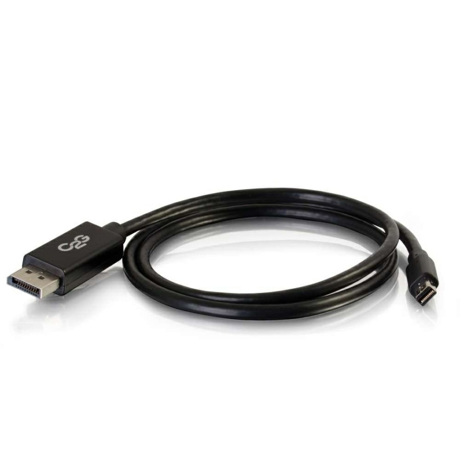 Cables to Go 6Ft (1.8M) Mini Displayport To Displayport Adapter Cable 4K 30Hz - Black New