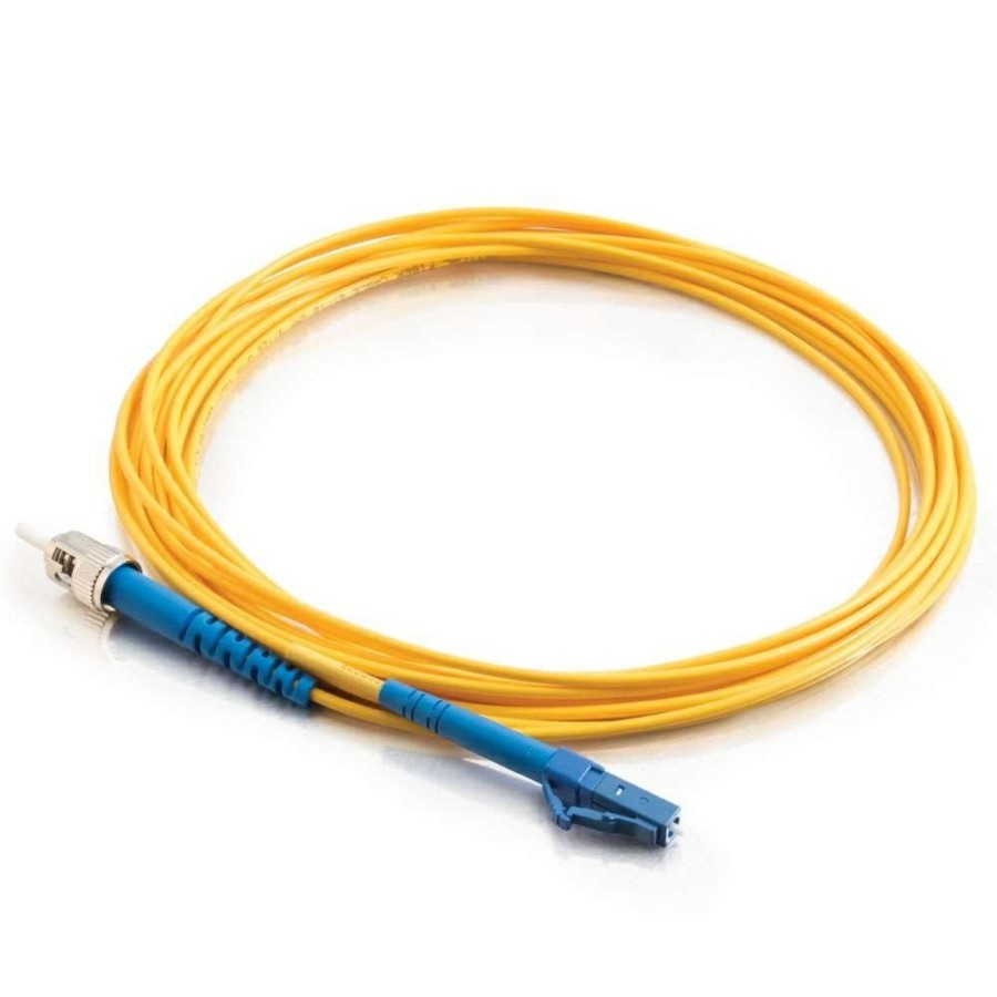 Cables to Go 19.7Ft (6M) Lc-St 9/125 Os2 Simplex Single-Mode Pvc Fiber Optic Cable (Taa Compliant) - Yellow Online