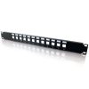 Cables to Go 12-Port Blank Keystone/Multimedia Patch Panel New