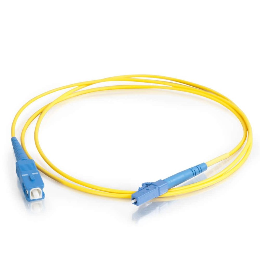 Cables to Go 3.3Ft (1M) Lc-Sc 9/125 Os2 Simplex Single-Mode Pvc Fiber Optic Cable - Yellow Best