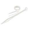 Cables to Go 6In Cable Tie Multipack (100-Pack) (Taa Compliant) - White Clearance