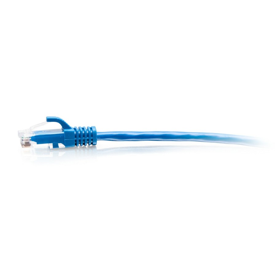 Cables to Go 15Ft (4.5M) Cat6A Snagless Unshielded (Utp) Slim Ethernet Network Patch Cable - Blue New