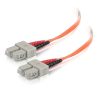 Cables to Go 26.2Ft (8M) Sc-Sc 50/125 Om2 Duplex Multimode Pvc Fiber Optic Cable - Orange New