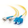 Cables to Go 6.6Ft (2M) Sc-St 9/125 Os2 Duplex Single-Mode Fiber Optic Cable (Taa Compliant) - Yellow Wholesale